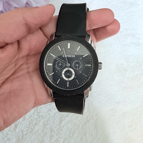Express Rivington Multi-Function Watch - Black - Picture 3 of 3